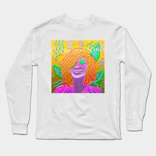 glass colorful woman Long Sleeve T-Shirt